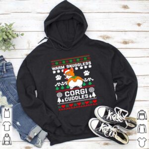 Warm Snuggless Corgi Cuddles Ugly Christmas Sweater