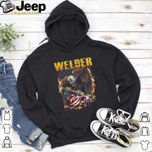 Welder Eagle American Flag hoodie, sweater, longsleeve, shirt v-neck, t-shirt