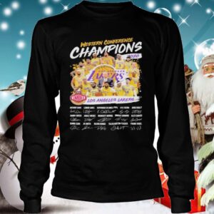 Western Conference Champions 2020 NBA Los Angeles Lakers signatures