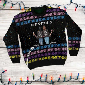 You Are My Person You Will Always Be My Person Black Ugly Sweater For Couple Of Friends On National Ugly Sweater Day And Christmas Time