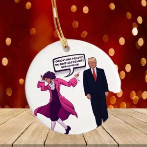 You Don’t Have The Votes Flush The Turd Trump Funny Flat Circle Ornament