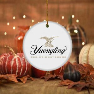 Yuengling Lager Christmas Circle Ornament