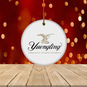 Yuengling Lager Christmas Circle Ornament