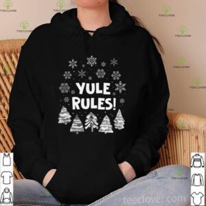 Yule Rules Snow Flower Christmas hoodie, sweater, longsleeve, shirt v-neck, t-shirt