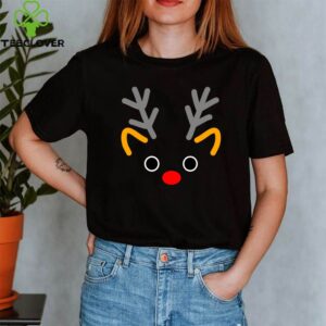 colorful reindeer sketch for Christmas shirt