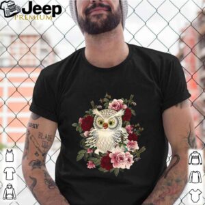 Owl and rose shirt