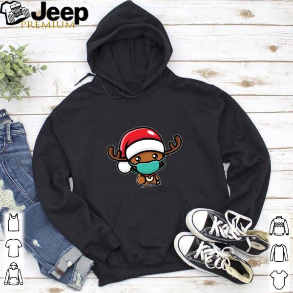 Reindeer christmas pajamas reindeer wearing mask hoodie, sweater, longsleeve, shirt v-neck, t-shirt