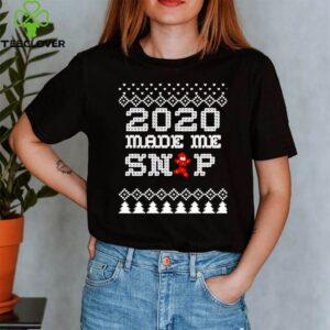 2020 Christmas Very Bad Year Ugly Cross Stitch Gingerbread shirt