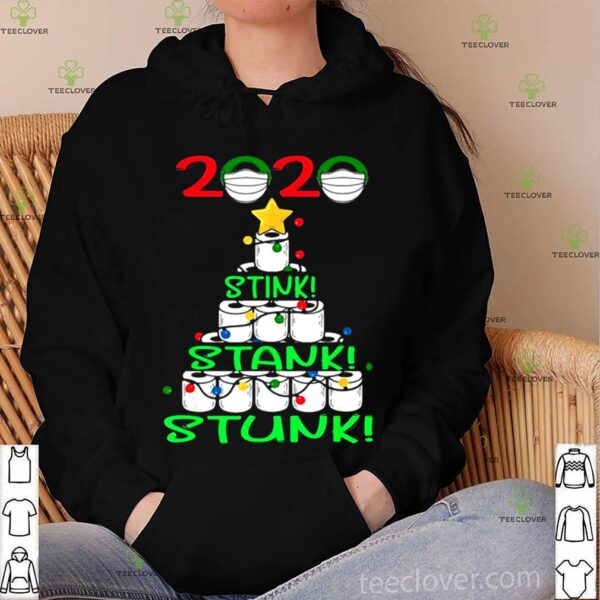 2020 Stink Stank Stunk Funny Quarantine Ugly Christmas Tree hoodie, sweater, longsleeve, shirt v-neck, t-shirt