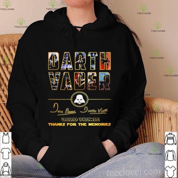 Darth Vader Star Wars 85 year David Prowse thank you for the memories signatures hoodie, sweater, longsleeve, shirt v-neck, t-shirt
