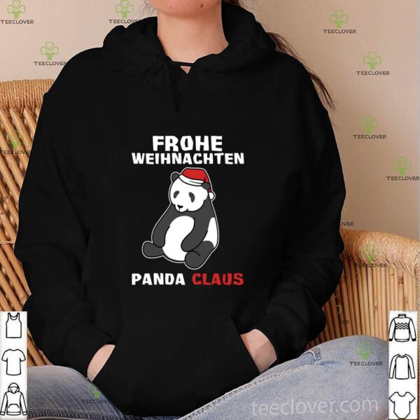 Frohe Weihnachten Panda Claus T-Shirt