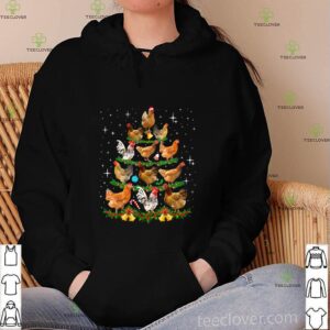 Funny Chickens Christmas Tree Ornament Decor Gift T-Shirt