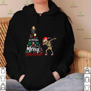 Funny Dabbing Skeleton Santa Christmas T-Shirt T-Shirt