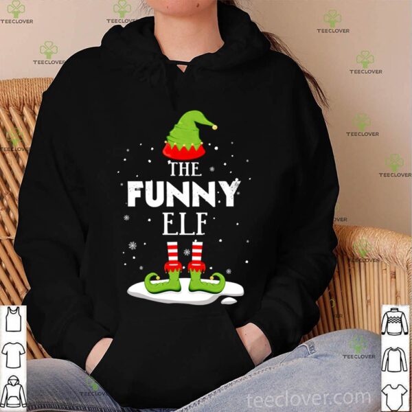 Funny Elf Matching Family Gift Christmas Party Pajama T-Shirt