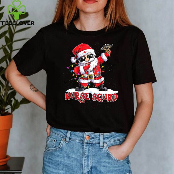 Funny Pug Dog Christmas Tee Reindeer Christmas Lights Pajama T-Shirt