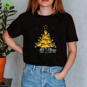 Funny Tacos Christmas Tree Lights Ugly Christmas T-Shirt