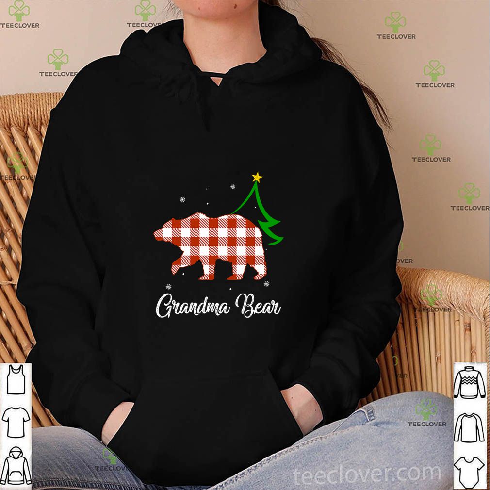GRANDMA BEAR Red Plaid Christmas Pajama Family T-Shirt 4 GRANDMA BEAR Red Plaid Christmas Pajama Family T-Shirt