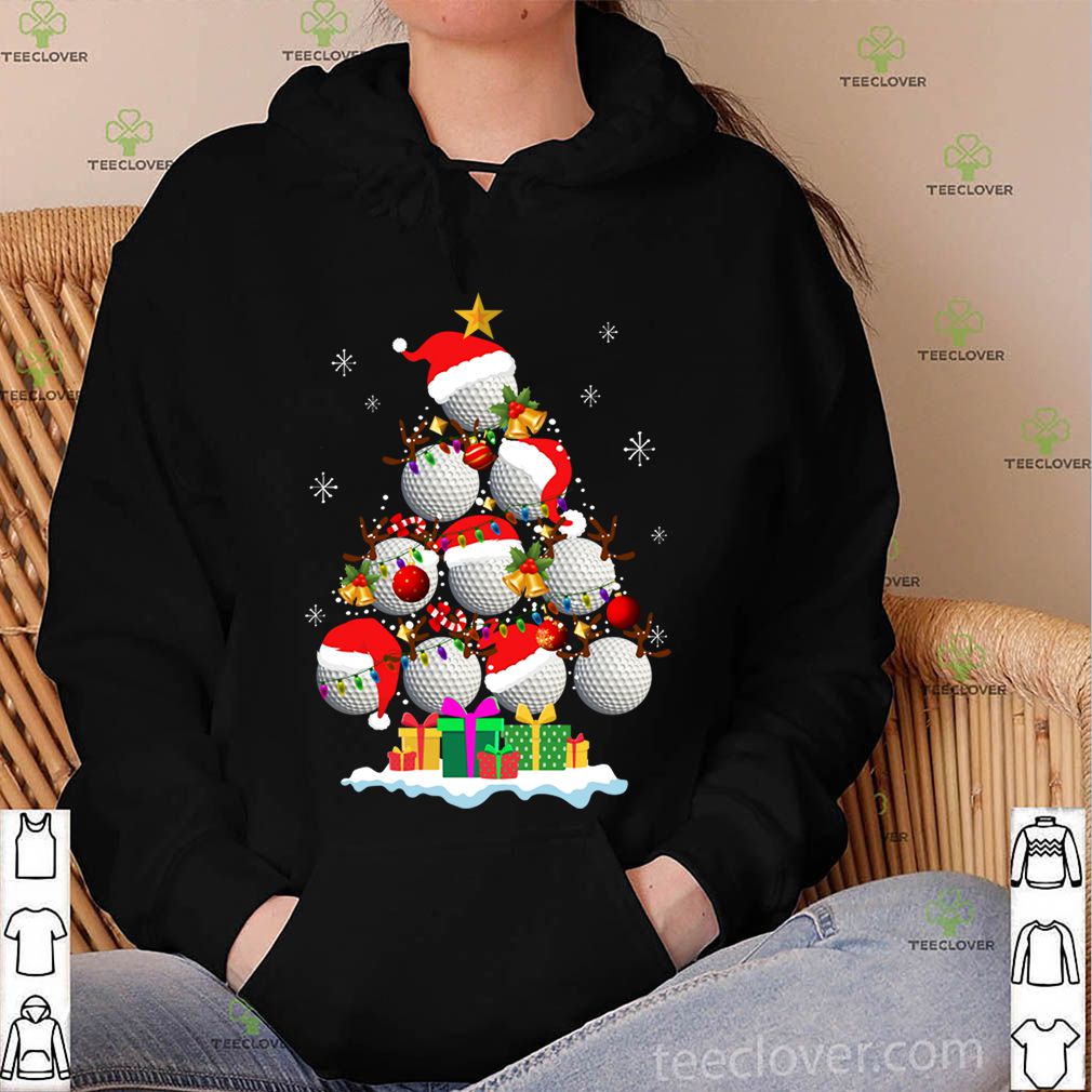 Golf Christmas Santa Hat Pajama Xmas Sports Players Lovers T-Shirt 4 Golf Christmas Santa Hat Pajama Xmas Sports Players Lovers T-Shirt