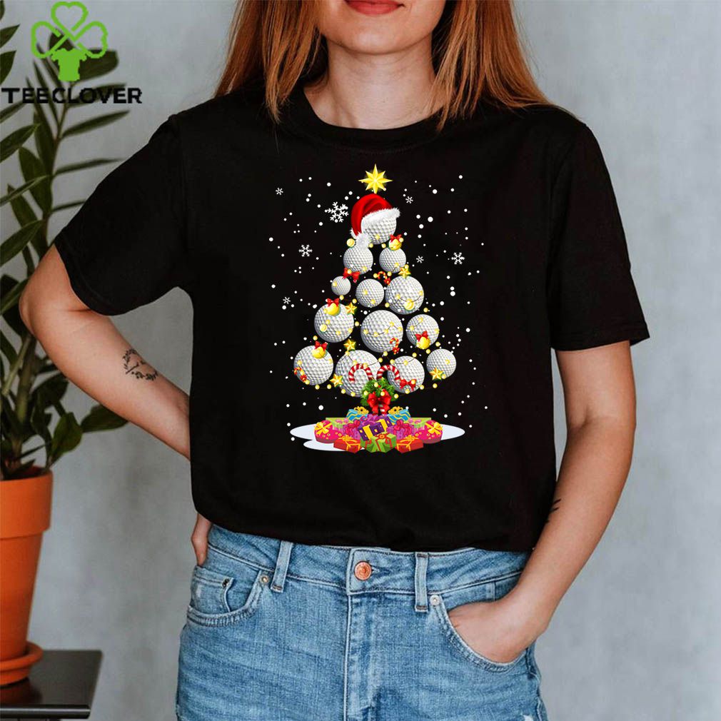 Golf Christmas Tree Santa Hat Pajamas Cute Funny Tee Golfing Sports T-Shirt 3 Golf Christmas Tree Santa Hat Pajamas Cute Funny Tee Golfing Sports T-Shirt