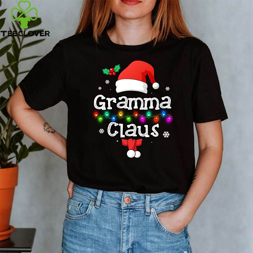 Gramma Claus Christmas Pajamas Santa Funny T-Shirt 3 Gramma Claus Christmas Pajamas Santa Funny T-Shirt