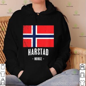 HARSTAD Norway NO Norwegian Flag Merch hoodie, sweater, longsleeve, shirt v-neck, t-shirt