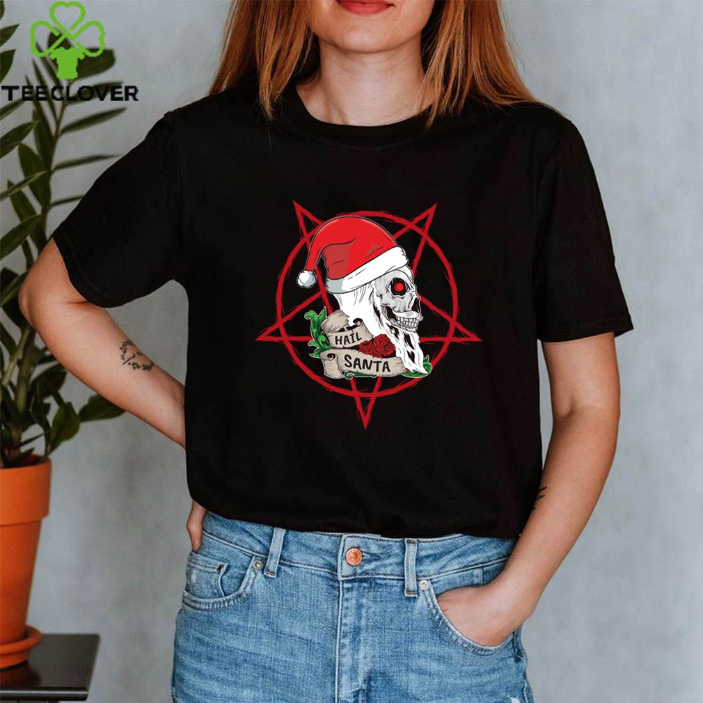 Hail Santa Skull T-Shirt 3 Hail Santa Skull T-Shirt