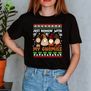 Hangin With My Gnomies Adorable Christmas Gnome Lover shirt