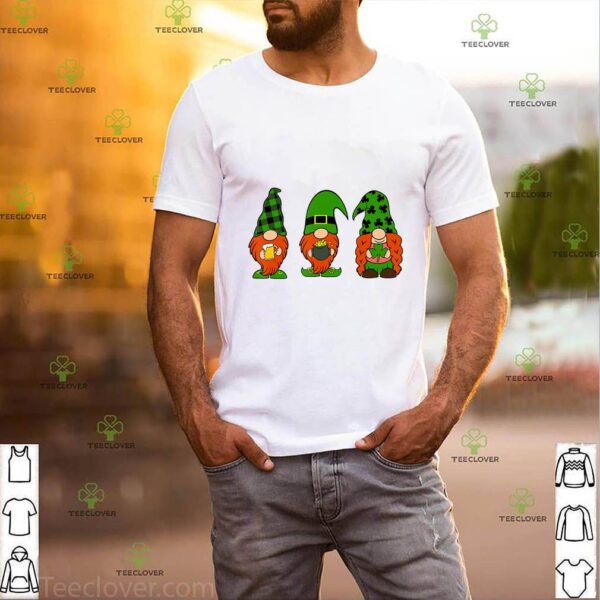 Happy St Patricks Day Three Gnomes Costume T-Shirt