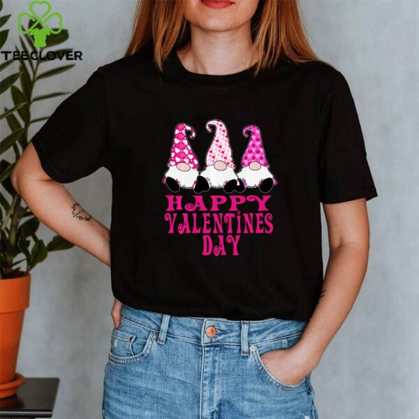 Happy Valentines Day Three Gnomes Matching T-Shirt