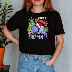 I Want A Hippopotamus For Christmas Hippo Xmas Season Pajama T-Shirt