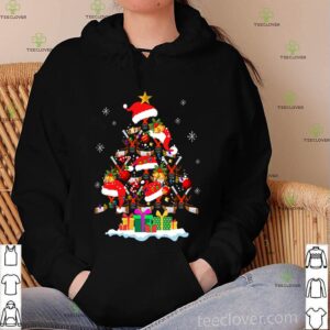 Ice Hockey Christmas Santa Hat Pajama Xmas Sports Players Lovers T-Shirt