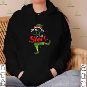 I’m Not An Elf I’m Just Short Funny Christmas Santa Hat Xmas T-Shirt