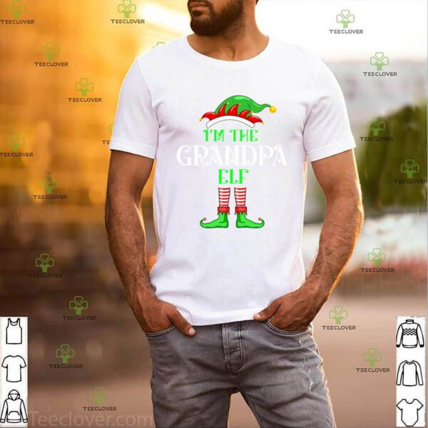 I’m The Grandpa Elf Matching Family Group Christmas T-Shirt