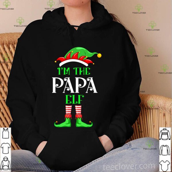 I’m The Papa Elf Matching Family Group Christmas T-Shirt