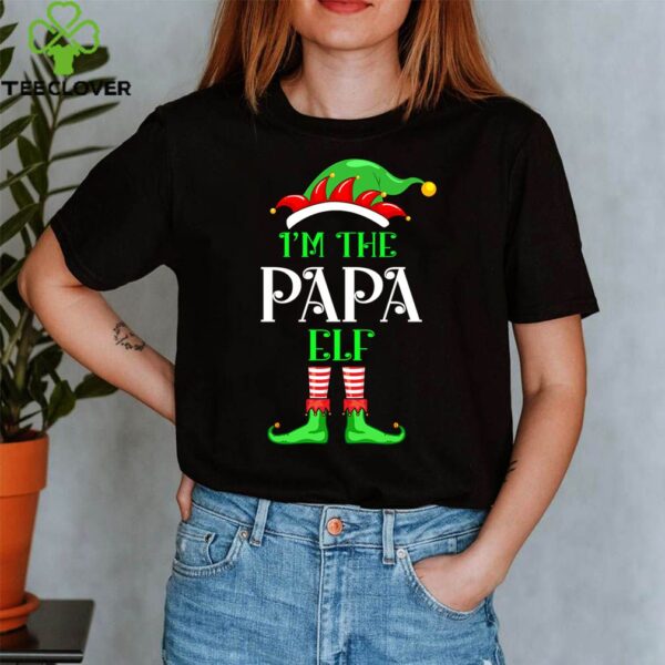 I’m The Papa Elf Matching Family Group Christmas T-Shirt