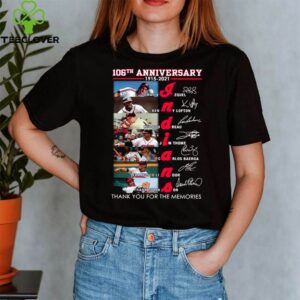 Indians 106th Anniversary Thank You For The Memories Signatures shirt