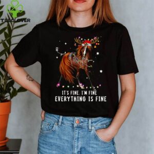 Its Fine Im Fine Everything Is Fine Christmas shirt