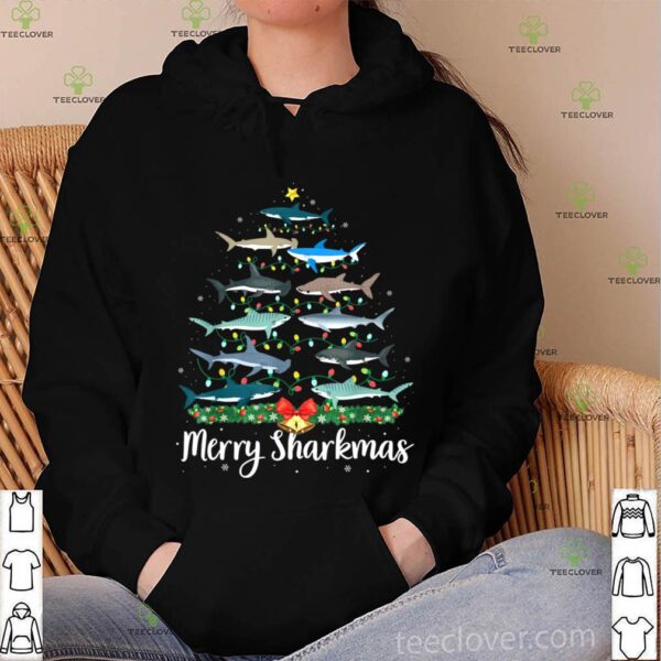 Merry Sharkmas Funny Shark Christmas Tree Ugly Sweater hoodie, sweater, longsleeve, shirt v-neck, t-shirt