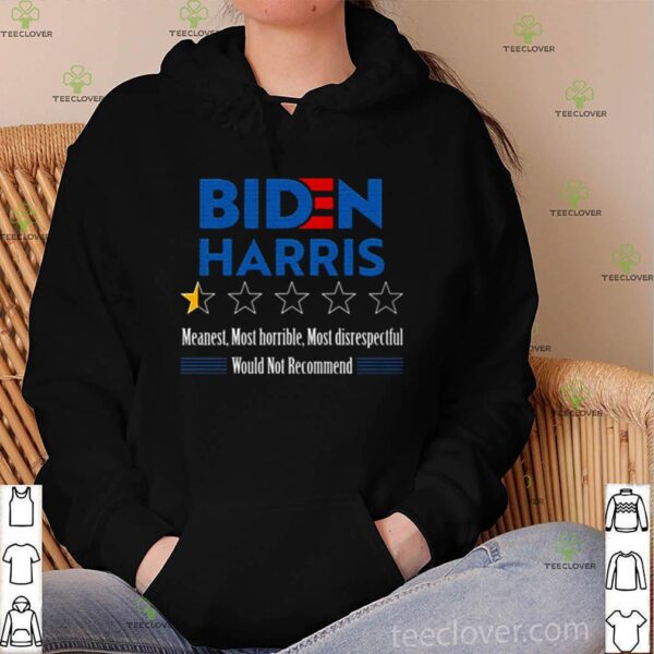 One Star Rating Review Biden Harris Funny Anti Biden Harris 2020 shirt