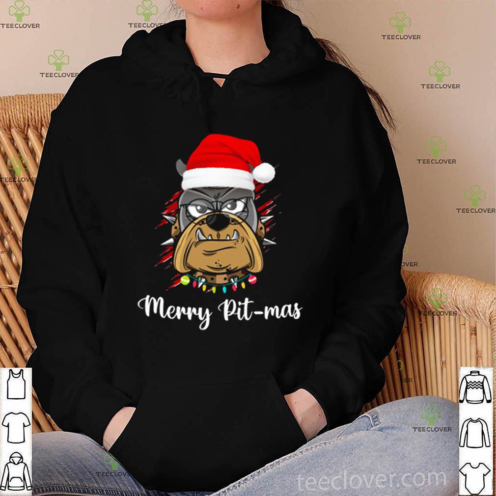 Pitbull Santa Merry Pit-mas Christmas hoodie, sweater, longsleeve, shirt v-neck, t-shirt
