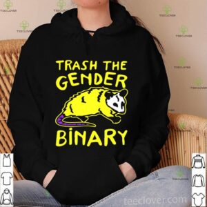 Raccoon Trash the gender Binary hoodie, sweater, longsleeve, shirt v-neck, t-shirt
