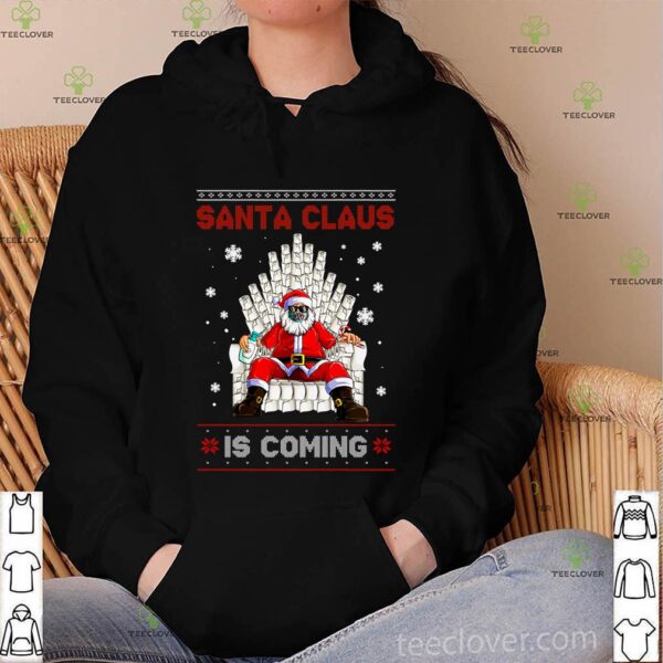 Santa Claus Is Coming Toilet Paper Throne Funny Christmas 2020 Active T-Shirt