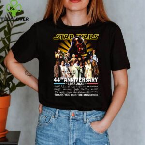 Star Wars 44th anniversary 1977 2021 thank you for the memories shirt