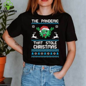 The Pandemic That Stole Christmas Corona Virus Wear Santa Hat shirt