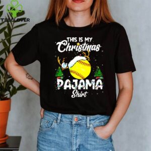 This Is My Christmas Pajama Softball Christmas Pajamas shirt