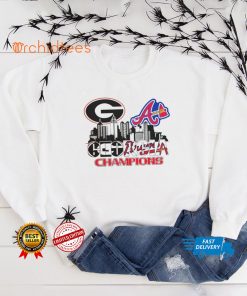 2021 Champions UGA Bulldogs Braves Celebration NCAA National Championship World Series T Shirt