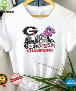 2021 Champions UGA Bulldogs Braves Celebration NCAA National Championship World Series T Shirt