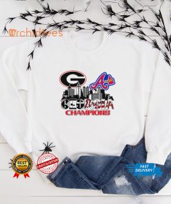 2021 Champions UGA Bulldogs Braves Shirt Celebration NCAA Sweatshirt