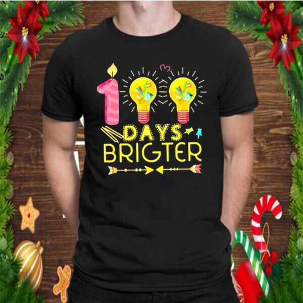 100 days brighter hoodie, sweater, longsleeve, shirt v-neck, t-shirt