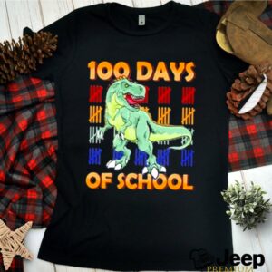 100 days of school dinosaur youth hoodie, sweater, longsleeve, shirt v-neck, t-shirt 1 Shirt, hoodie, sweater, long sleeve and tank top